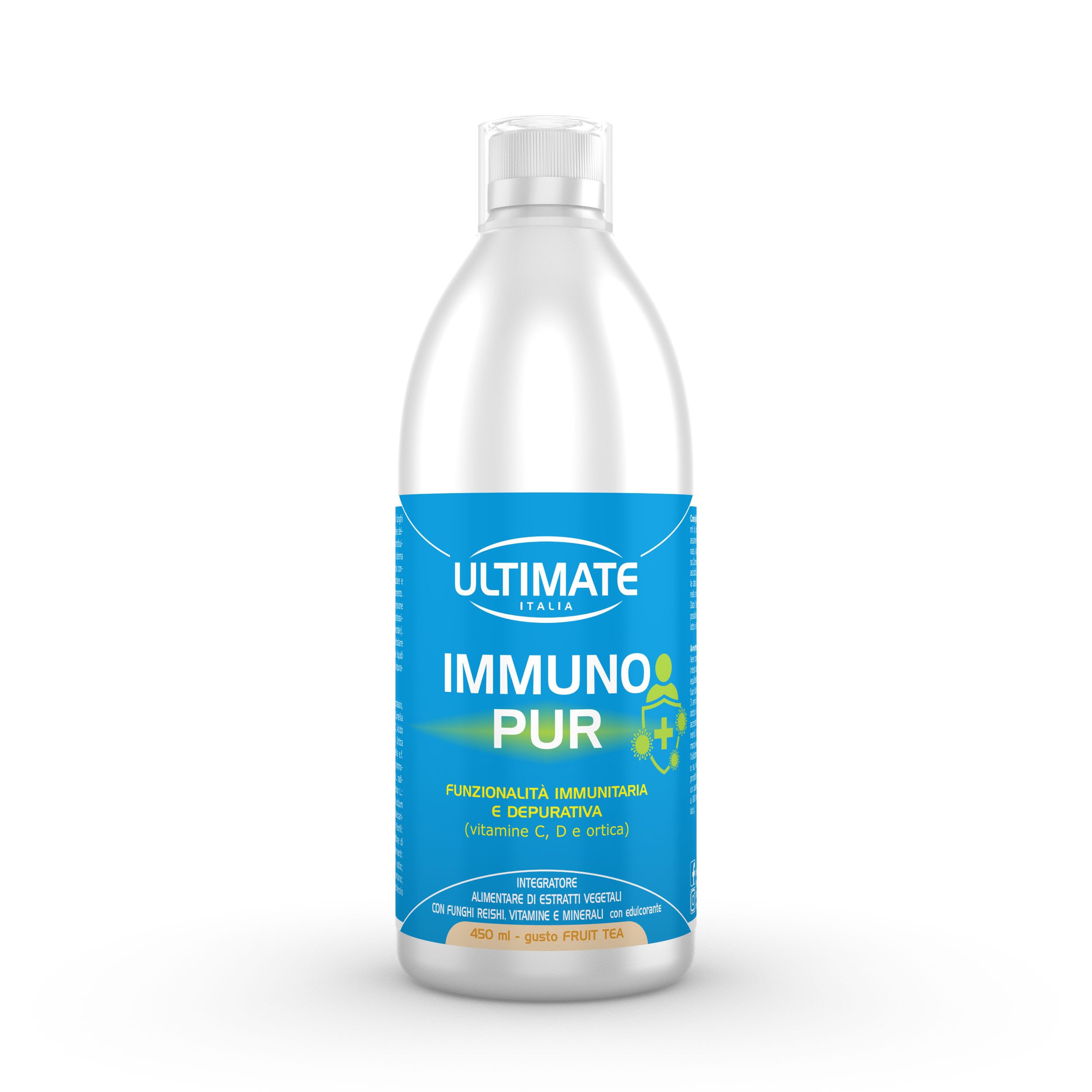Ultimate Fitoterapici Immuno Pur Fruit Tea integratore 450 ml