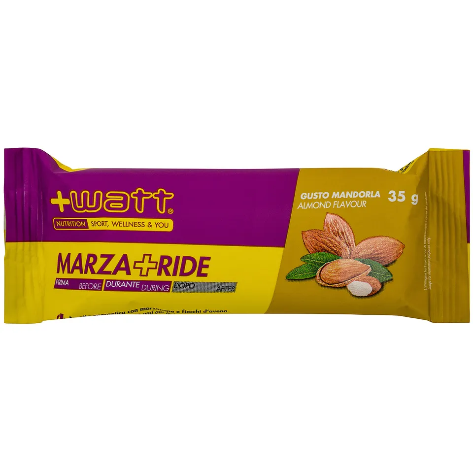 +Watt Endurance Line Marza+ Ride barretta energetica 35 g mandorla