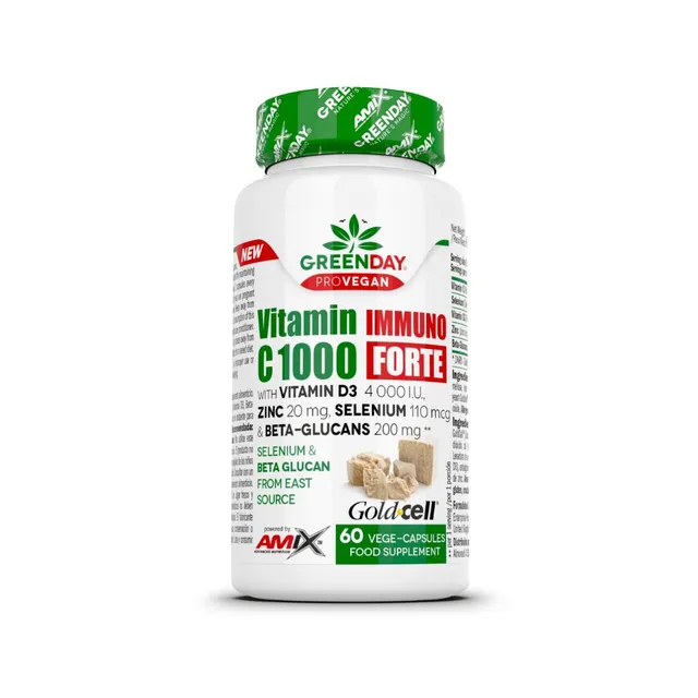 NEWTRITIONS Vitamine GreenDay Vitamin C1000 Immuno Forte capsule 60 cps con D3 e zinco