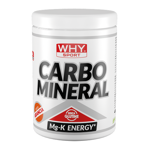 WHY SPORT Energetici CARBO MINERAL energetico arancia 400 g