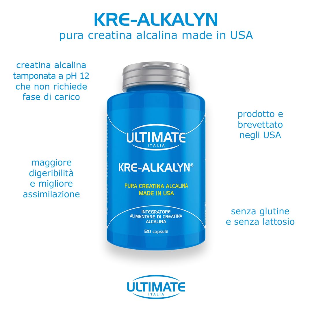 Ultimate Creatina Kre-Alkalyn creatina alcalina 120 capsule