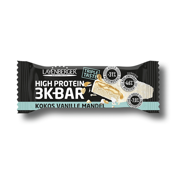 NEWTRITIONS Barrette 3K Bar Triple Taste barretta 45 g cocco vaniglia mandorla