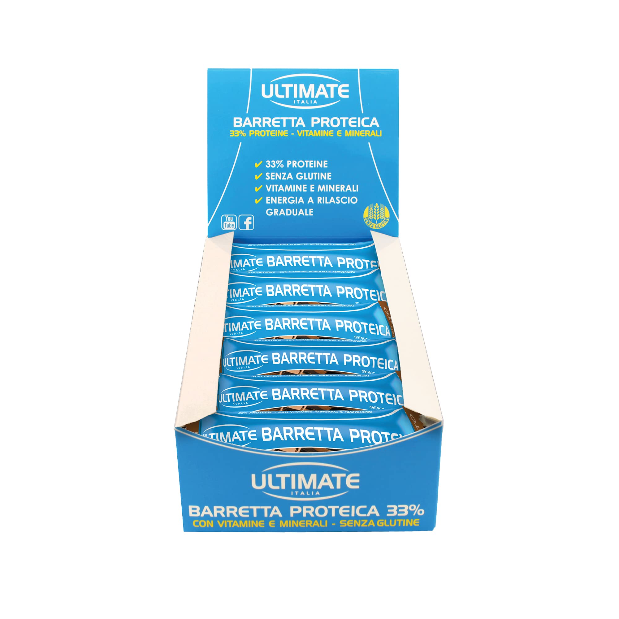 Ultimate Barrette Barretta Proteica 33% proteine cioccolato