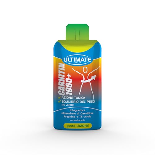Ultimate Stimolatori Carnitin 1000+ integratore carnitina limone 24 x 25 ml