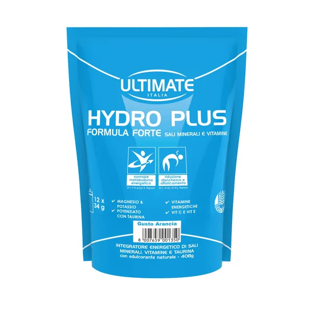 Ultimate Energetici Hydro Plus integratore idrosalino arancia 408 g