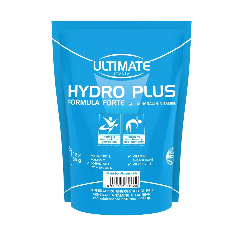 Ultimate Energetici Hydro Plus integratore idrosalino arancia 408 g