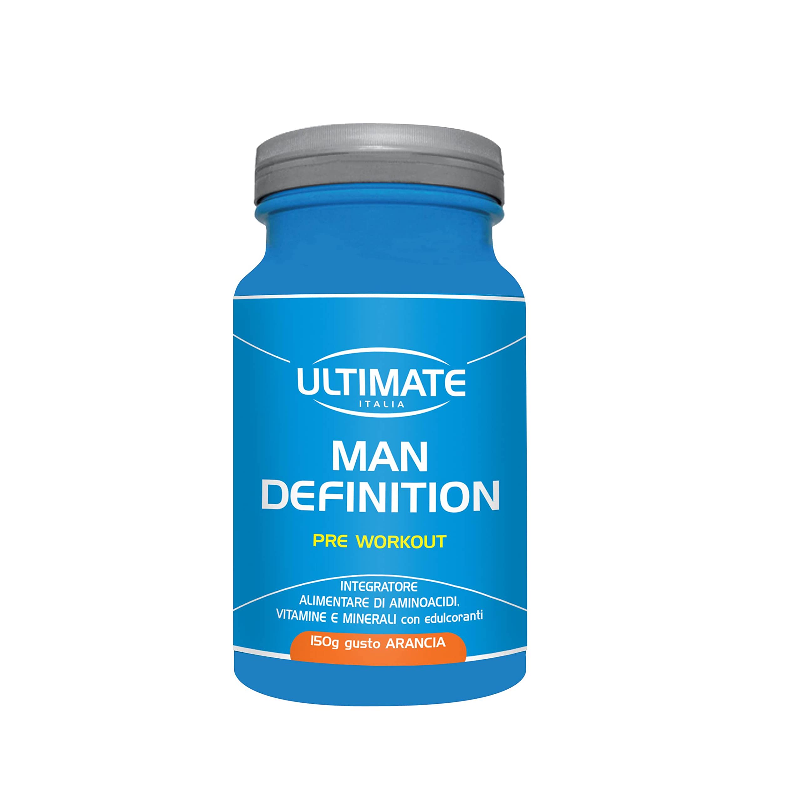 Ultimate Stimolatori Man Definition pre workout arancia 150 g