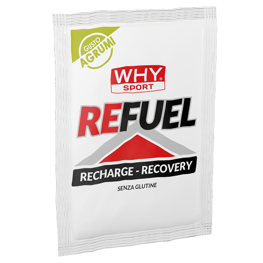 WHY SPORT Post workout Refuel integratore bustina monodose agrumi 25 g