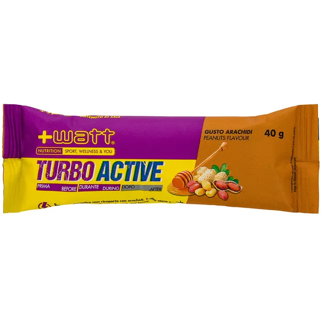 +Watt Endurance Line Turbo Active barretta energetica 40 g miele