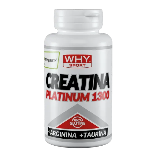 WHY SPORT Amminoacidi e creatina CREATINA PLATINUM 1300 compresse 120 cpr