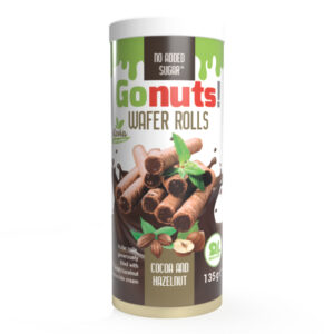 Wellness Biscotti Proteici e senza Zucchero Wafer Rolls wafer cacao e nocciole
