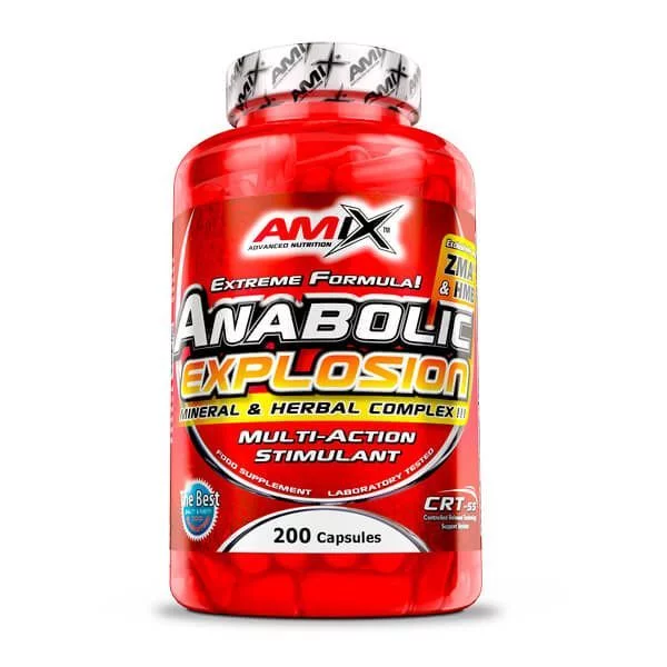 NEWTRITIONS Stimolanti Anabolic Explosion integratore 200 capsule zinco