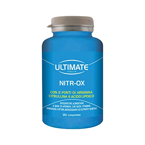Ultimate Stimolatori Nitr-ox integratore 120 compresse con arginina