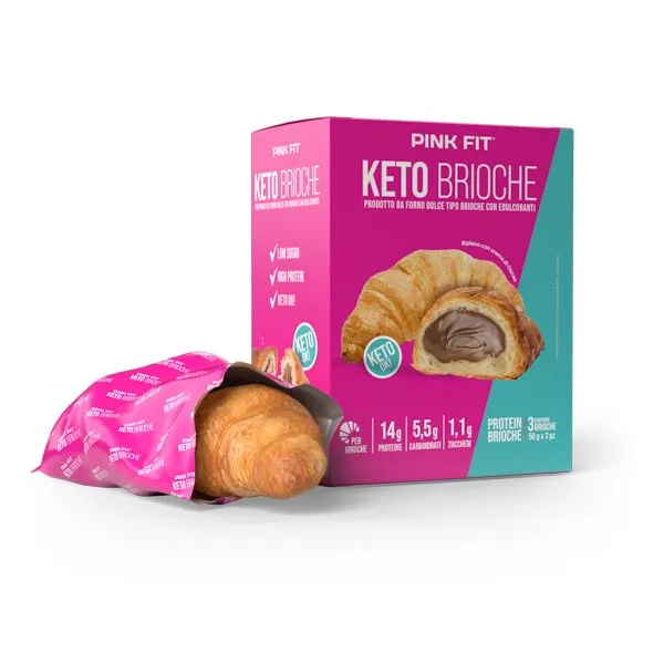 Wellness Food Keto Pink Fit Keto Brioche brioche crema di cacao