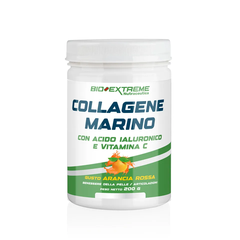 BIOEXTREME Vitamine Collagene marino integratore in polvere