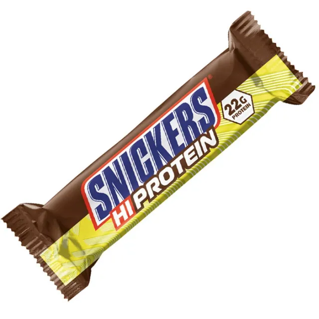 NEWTRITIONS Barrette Snickers Hi Protein Bars barretta proteica Chocolate Peanut 55 g