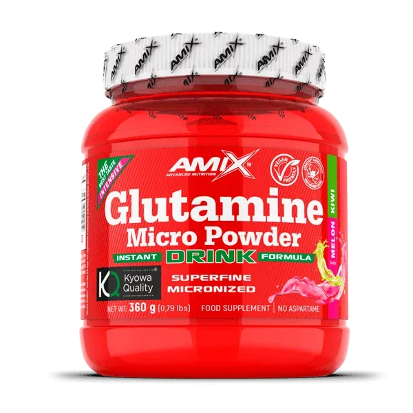 NEWTRITIONS Aminoacidi Glutamine Micro Powder Drink glutammina in polvere 360 g