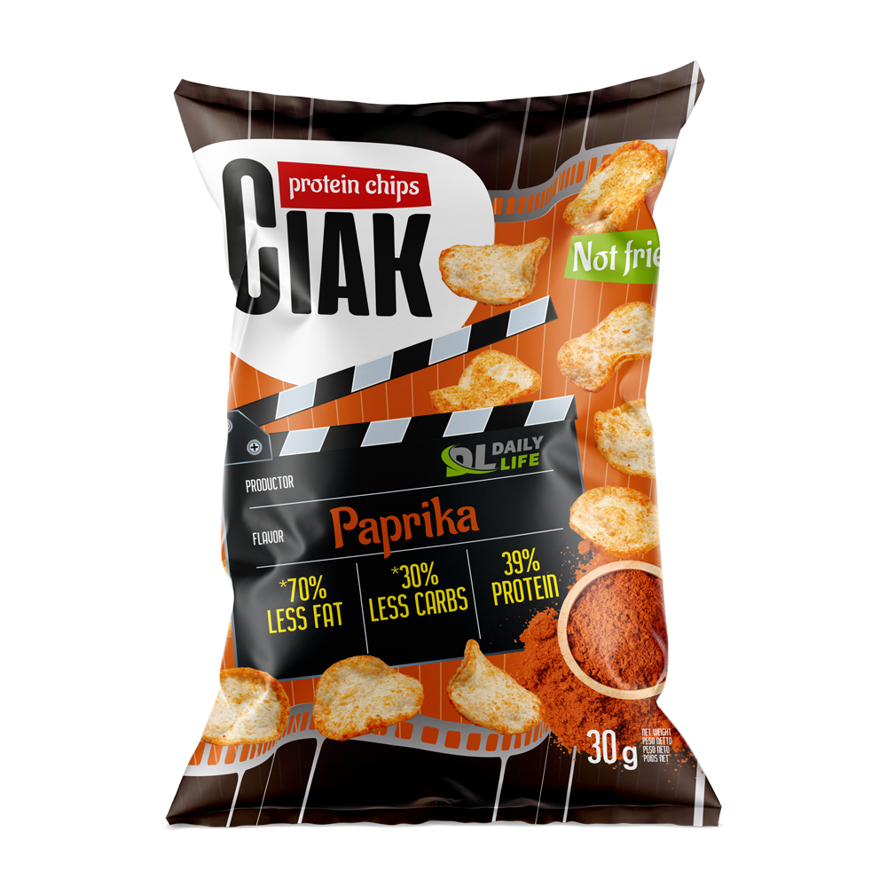 Wellness Patatine Proteiche Ciak Protein Chips snack 30 g paprika