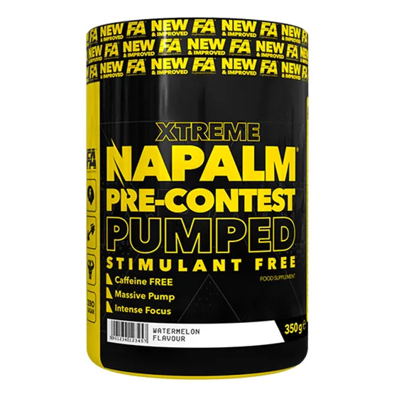 NEWTRITIONS Workout Xtreme Napalm Pre-Contest Stimulant Free pre workout 350g senza stimolanti