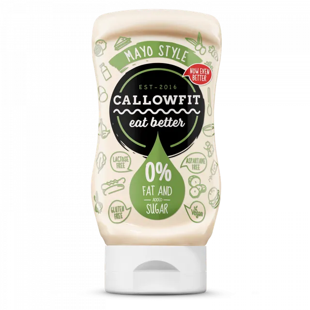 NEWTRITIONS Salse e Condimenti Callowfit Salsa Mayo Style salsa 300 ml cremosa