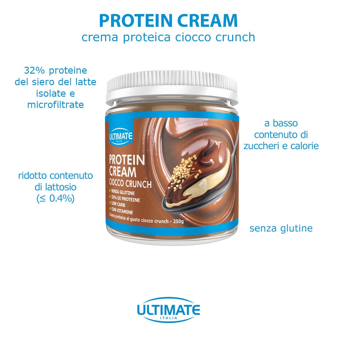 Ultimate Creme proteiche crema proteica Ciocco crunch 250 g low carb