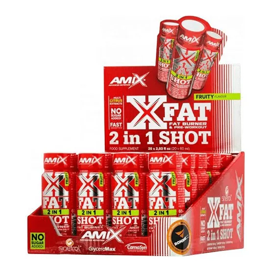 NEWTRITIONS Perdita di Peso X Fat 2in1 Shot integratore 20 x 60 ml