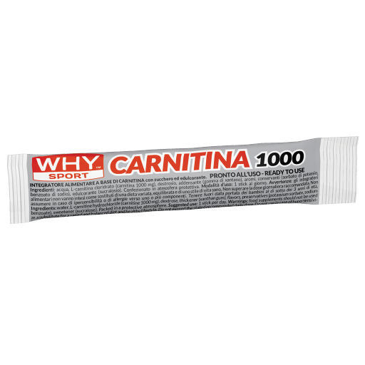 WHY SPORT Controllo del peso CARNITINA 1000 AGRUMI carnitina liquida stick 10 ml