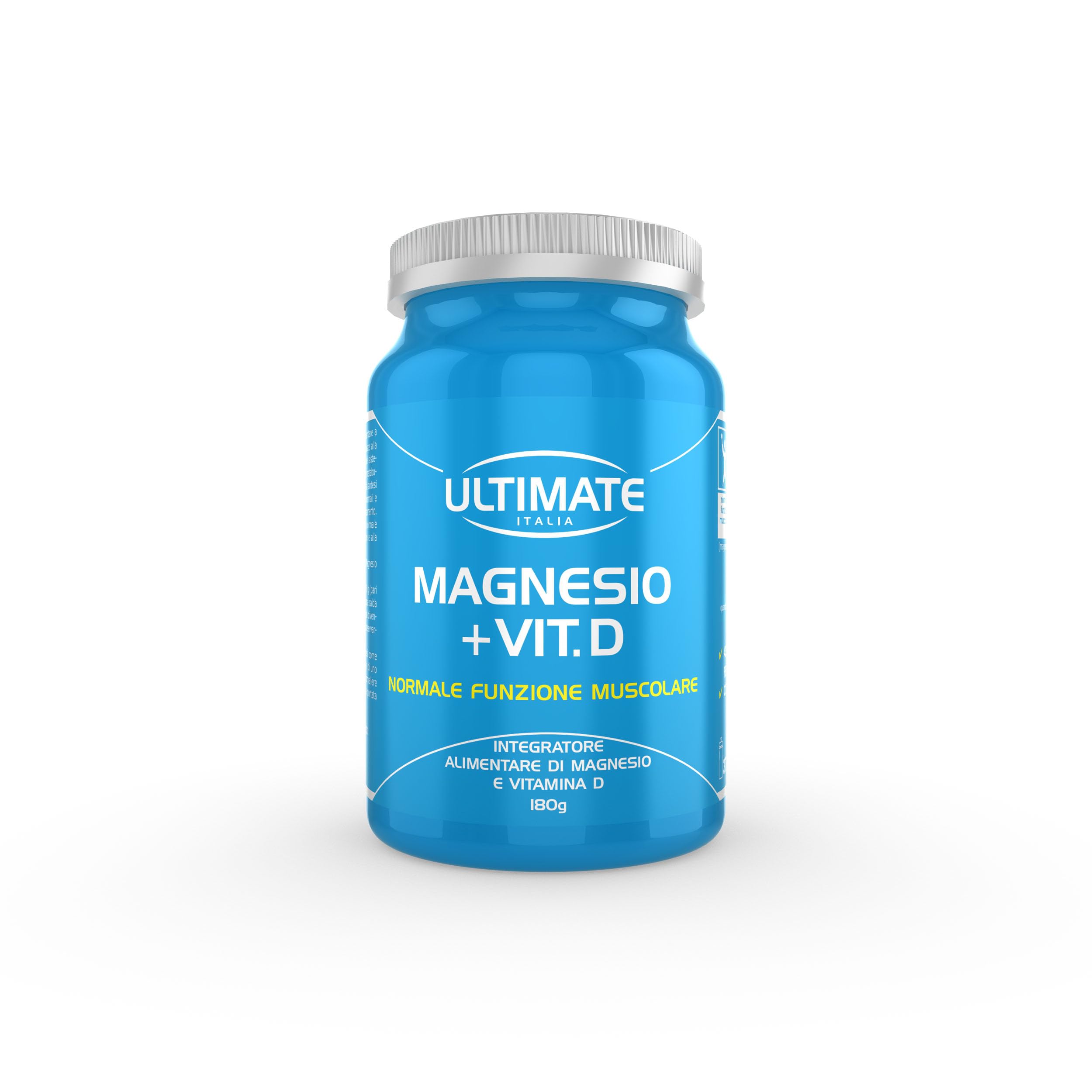 Ultimate Vitamine e minerali Magnesio + Vit. D integratore arancia 180 g